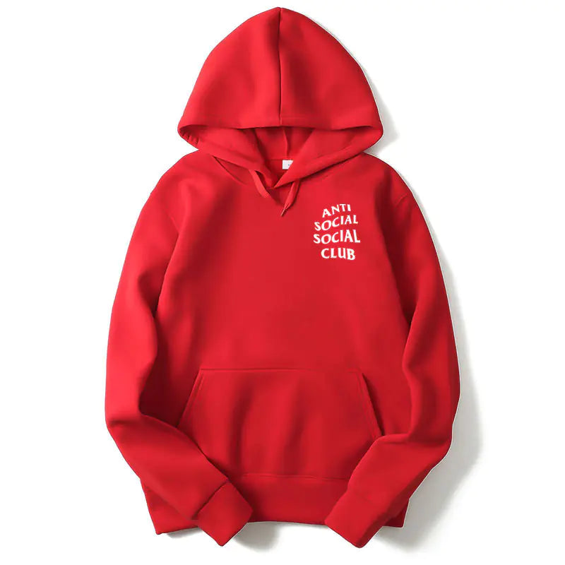 Men's Hooded Sweatshirt with Letter Print
