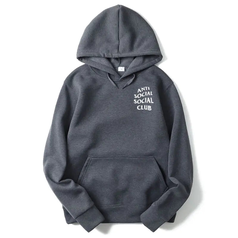 Men's Hooded Sweatshirt with Letter Print