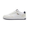 PUMA Mens Court Classic Sneaker PUMA Mens White-Vapor Gray-PUMA Mens Navy 12