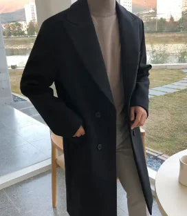 Men's Wool Overcoat Fiorinni Sivan (One Piece)