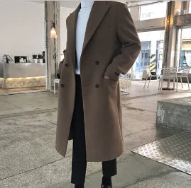 Men's Wool Overcoat Fiorinni Sivan (One Piece)