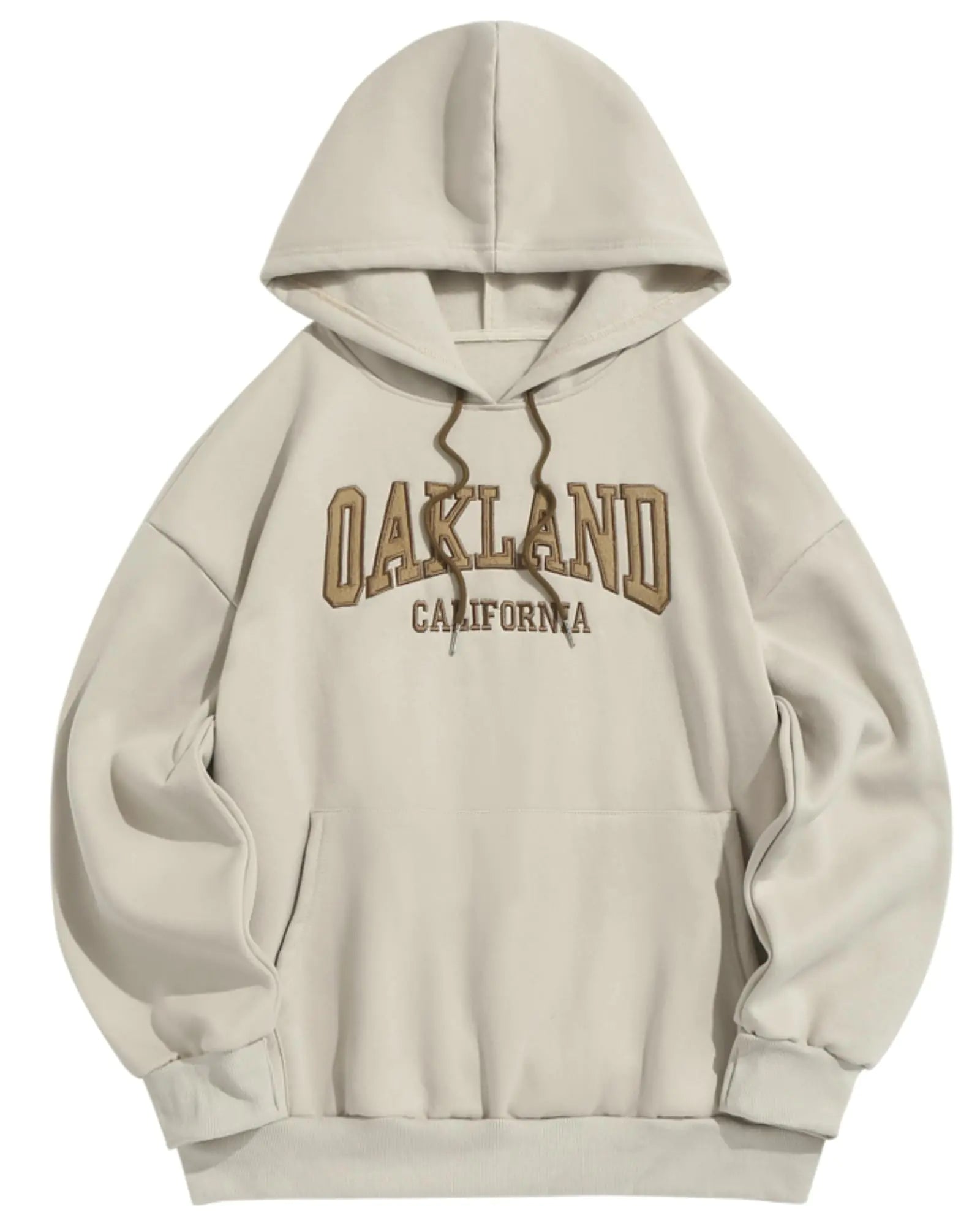 ZAFUL Mens Graphic Hoodies Essentials Hoodie Fleece Rose Letter Print Casual Drawstring Unisex Hooded Pullover Sweatshirt