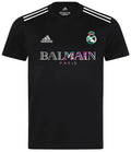 Real Madrid Balmain Black Jersey (Custom, One Piece)